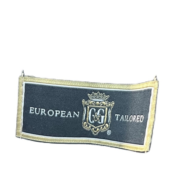 European Tailored Boy's 18L Black on Black Striped Vest NWT Dapper Costume fun - Picture 3 of 5